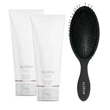 Aluram Strong Hold Gel and Detangling Brush